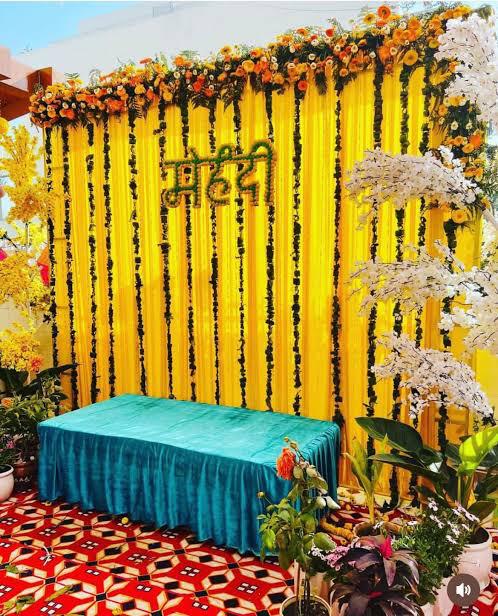 Haldi decoration